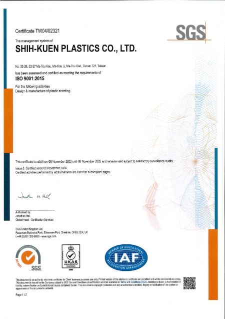 ISO 9001 : 2015